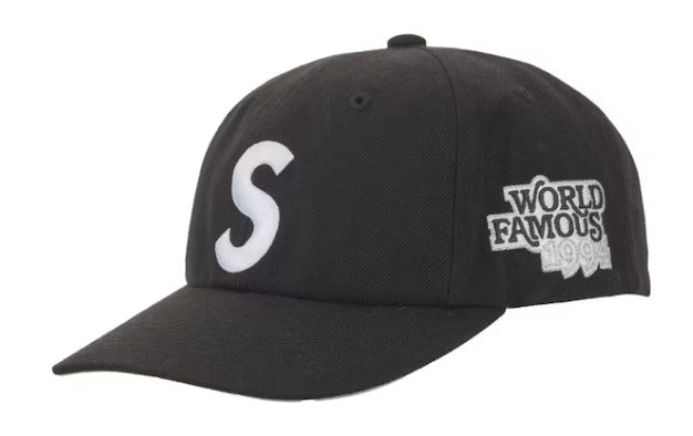 Supreme World Famous S Logo 6-Panel Hat