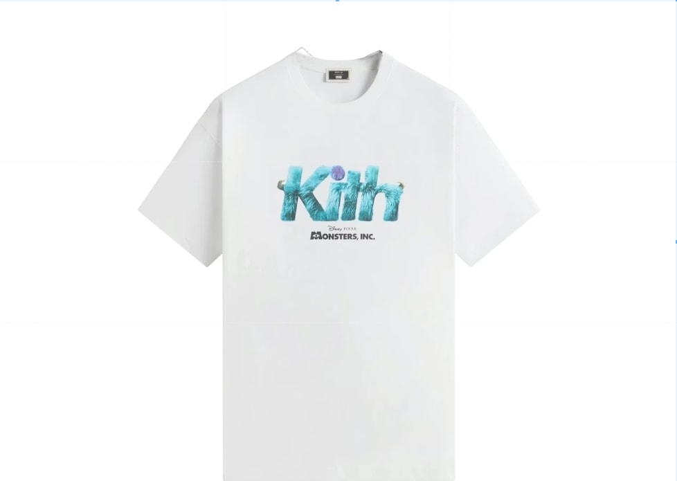 Kith X Disney Pixar Sulley Vintage T-Shirt White