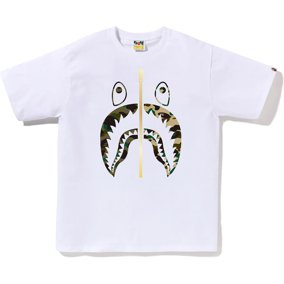 BAPE 1ST CAMO SEPARATE SHARK TEE
