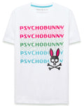 Psycho bunny landon wordmark tee-white