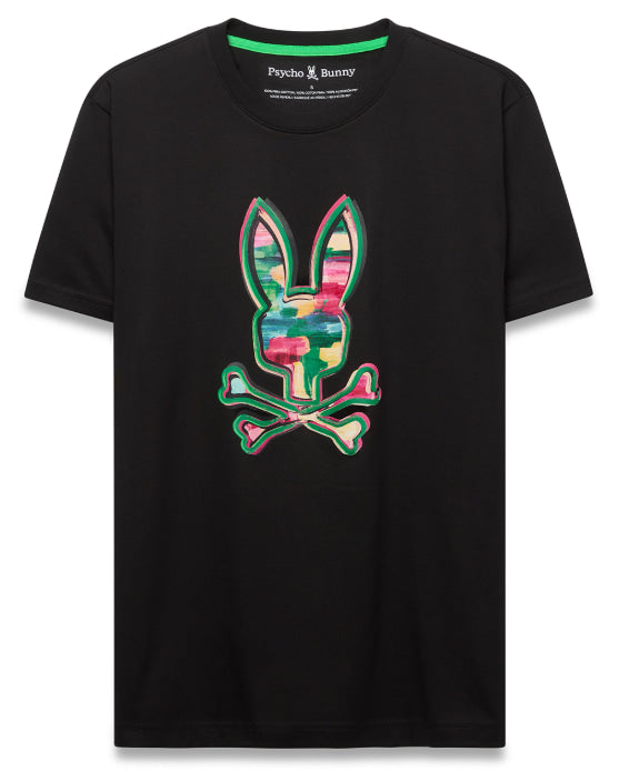 Psycho bunny nate graphic tee-black