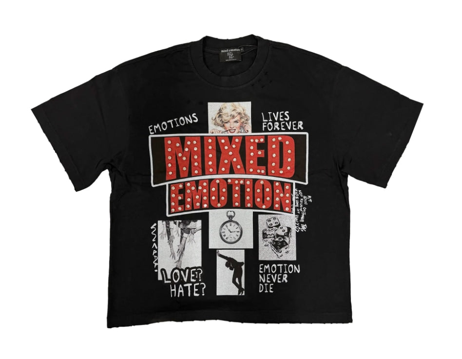 MIXED EMOTIONS Black ‘Lost Identity’ Tee