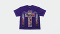 Essense Purple Washed Sacred Glass Tee
