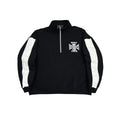 Mixed Emotions Black “Quarter” zip Jacket