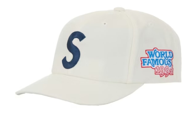 Supreme World Famous S Logo 6-Panel Hat