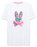 Psycho bunny nate graphic tee-white