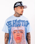 LIFE HUSTLERS (Crystal Tears BLUE Tee)