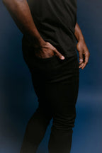 Anom 360 Jet Black Skinny Jeans
