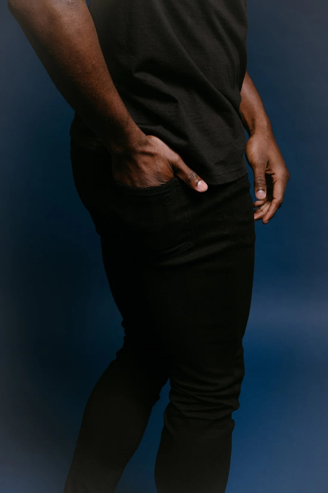 Anom 360 Jet Black Skinny Jeans