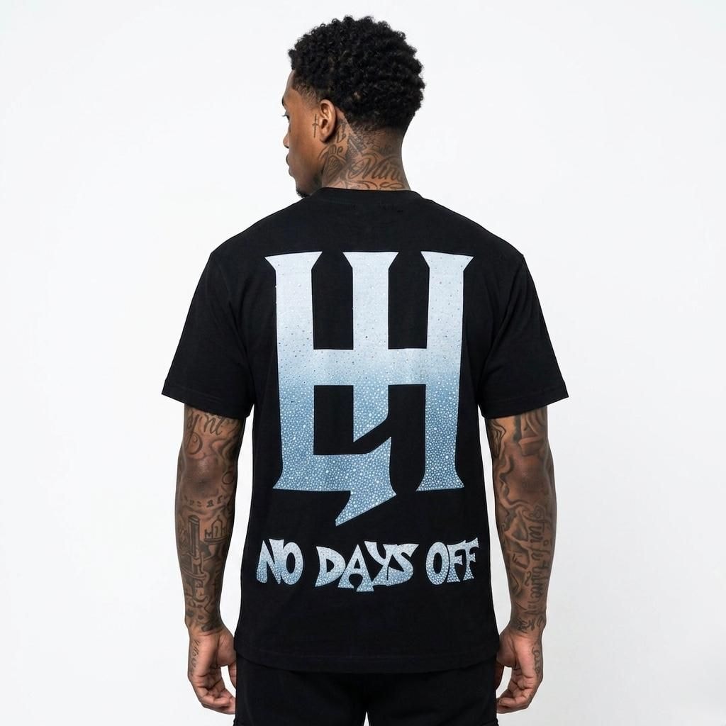 LIFE HUSTLERS PRAY BLACK T-SHIRT