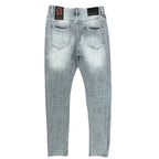 Anom 360 Light Grey Wash Skinny Jeans