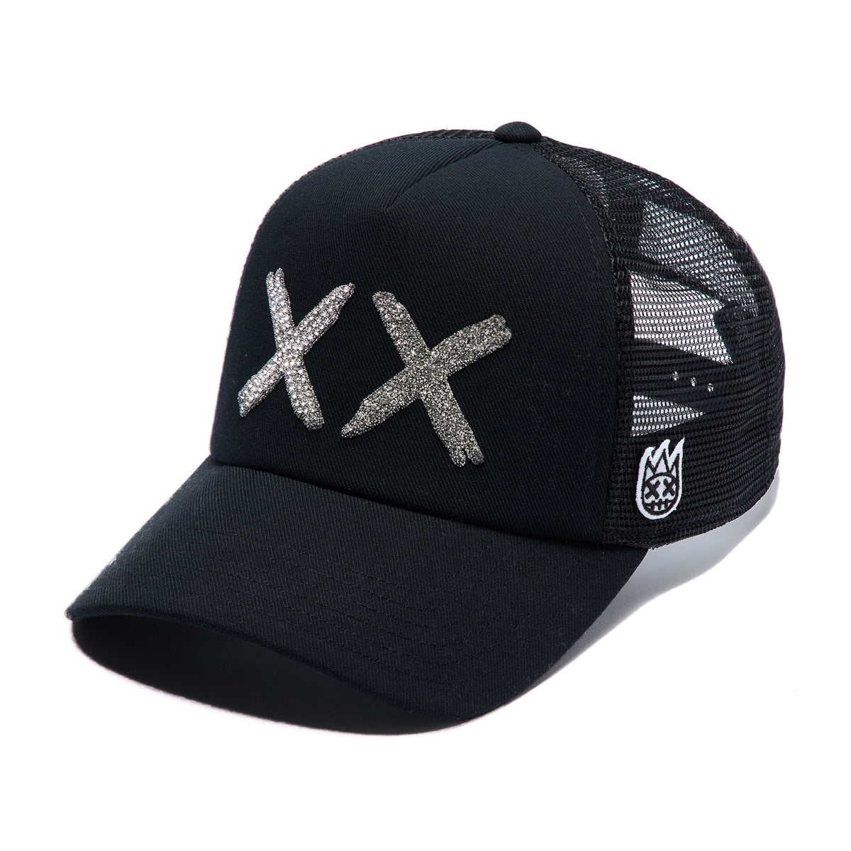 Cult's White Crystals Mesh Trucker Hat "XX"