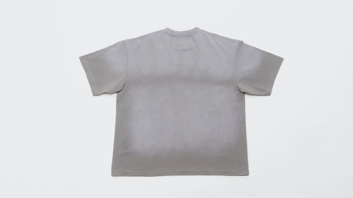 Essense Gray Sacred Glass Tee
