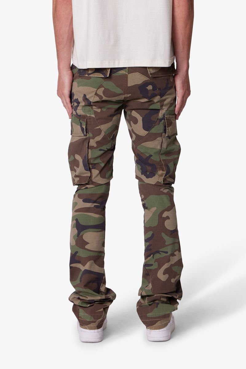 MNML Skinny Stacked Cargo Denim - Camo