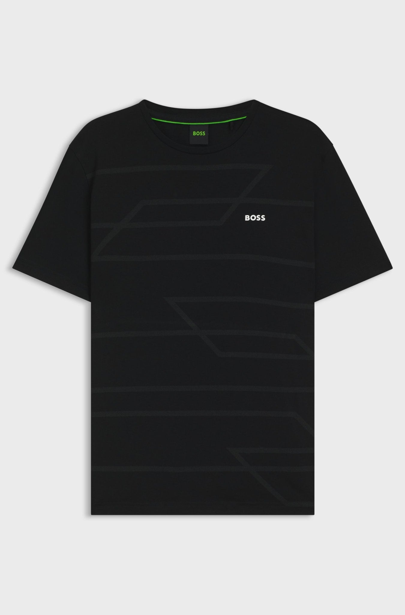 Hugo Boss Cotton-jersey T-shirt with melange print