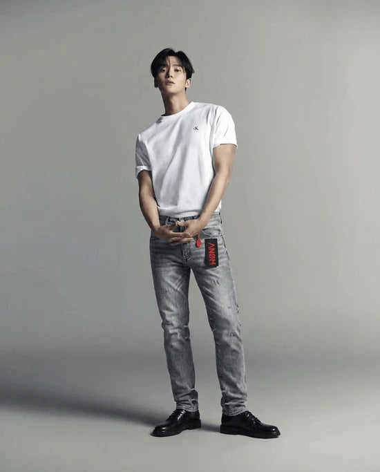 Anom 360 Light Grey Wash Skinny Jeans