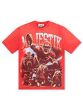 MAJESTIK FOOTBALL BEAR TEE