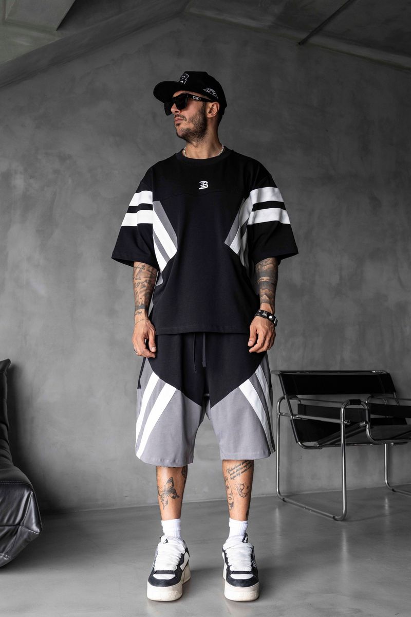 Black Island Set Black Shorts