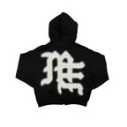 MIXED EMOTION ‘End’ Rhinestone hoodie
