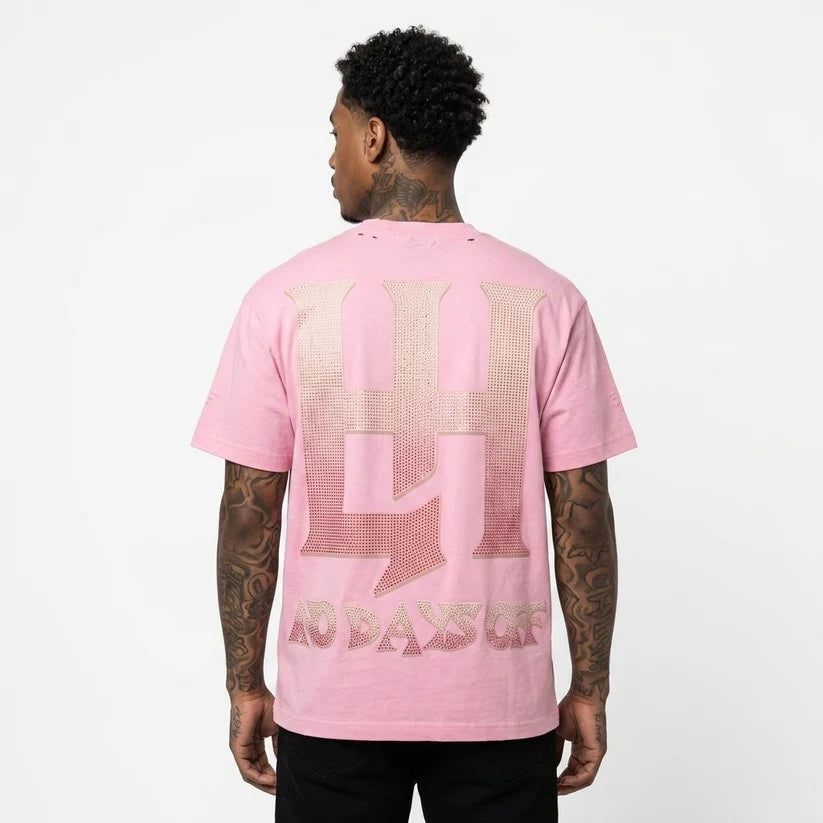 LIFE HUSTLERS CRYING WOMENS PINK T-SHIRT