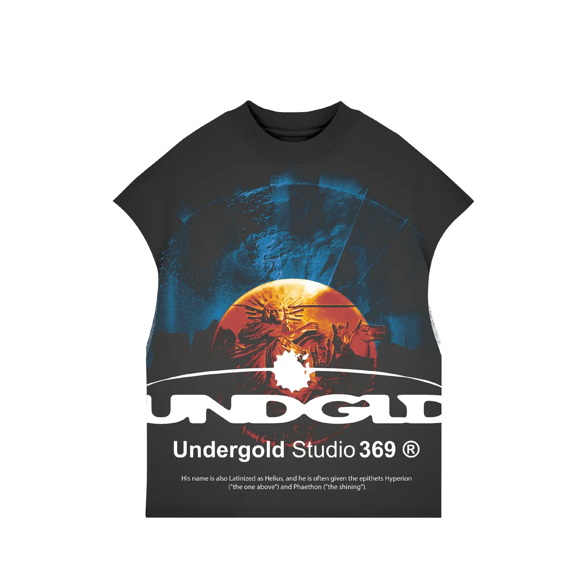 Undergold Helios Phases Sleeveless Tshirt (Vintage Black)
