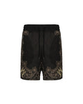 Aurum Black Bandana Shorts