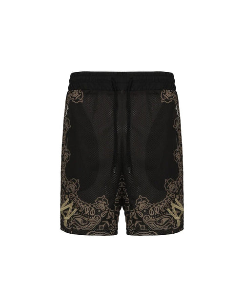 Aurum Black Bandana Shorts