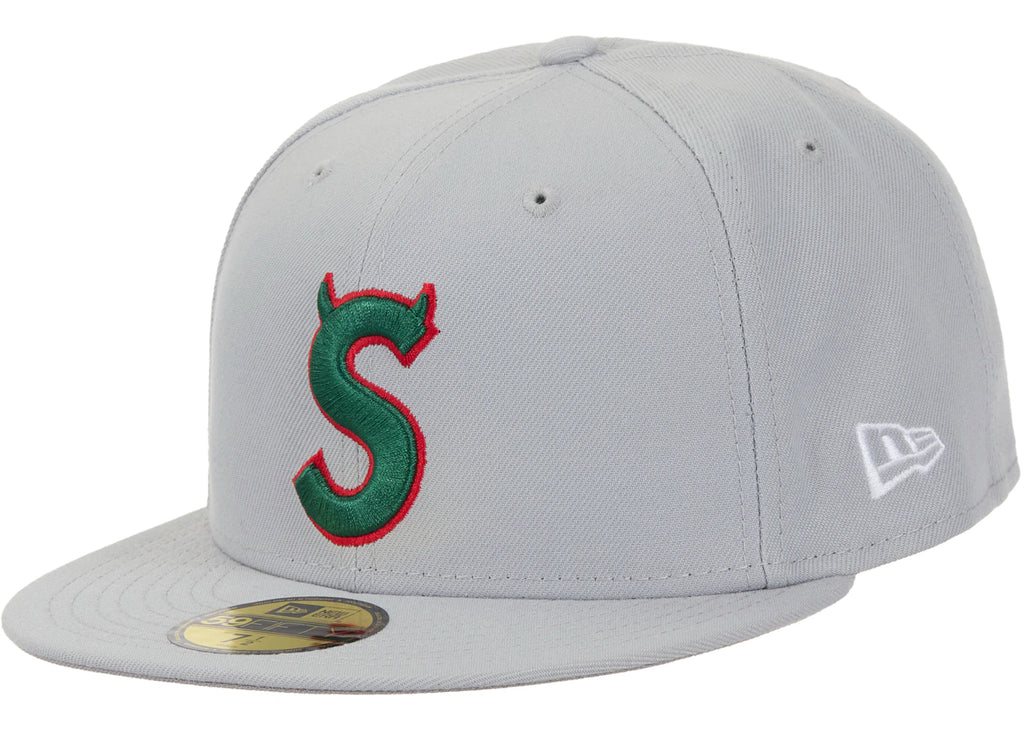Supreme Devil S Logo New Era 59Fifty Cap (SS26) Grey