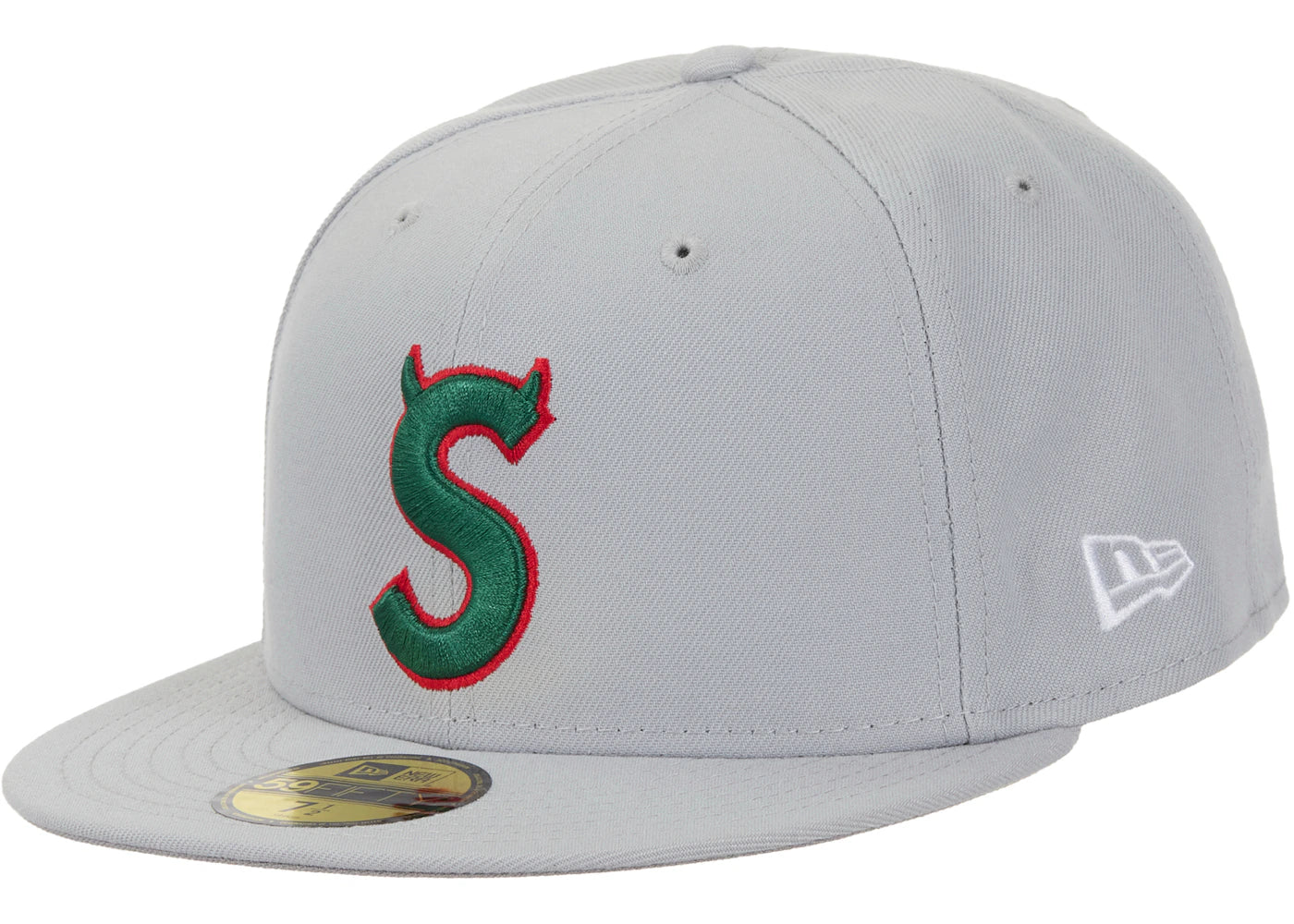 Supreme Devil S Logo New Era 59Fifty Cap (SS26) Grey