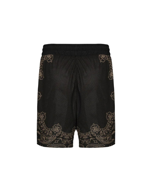 Aurum Black Bandana Shorts