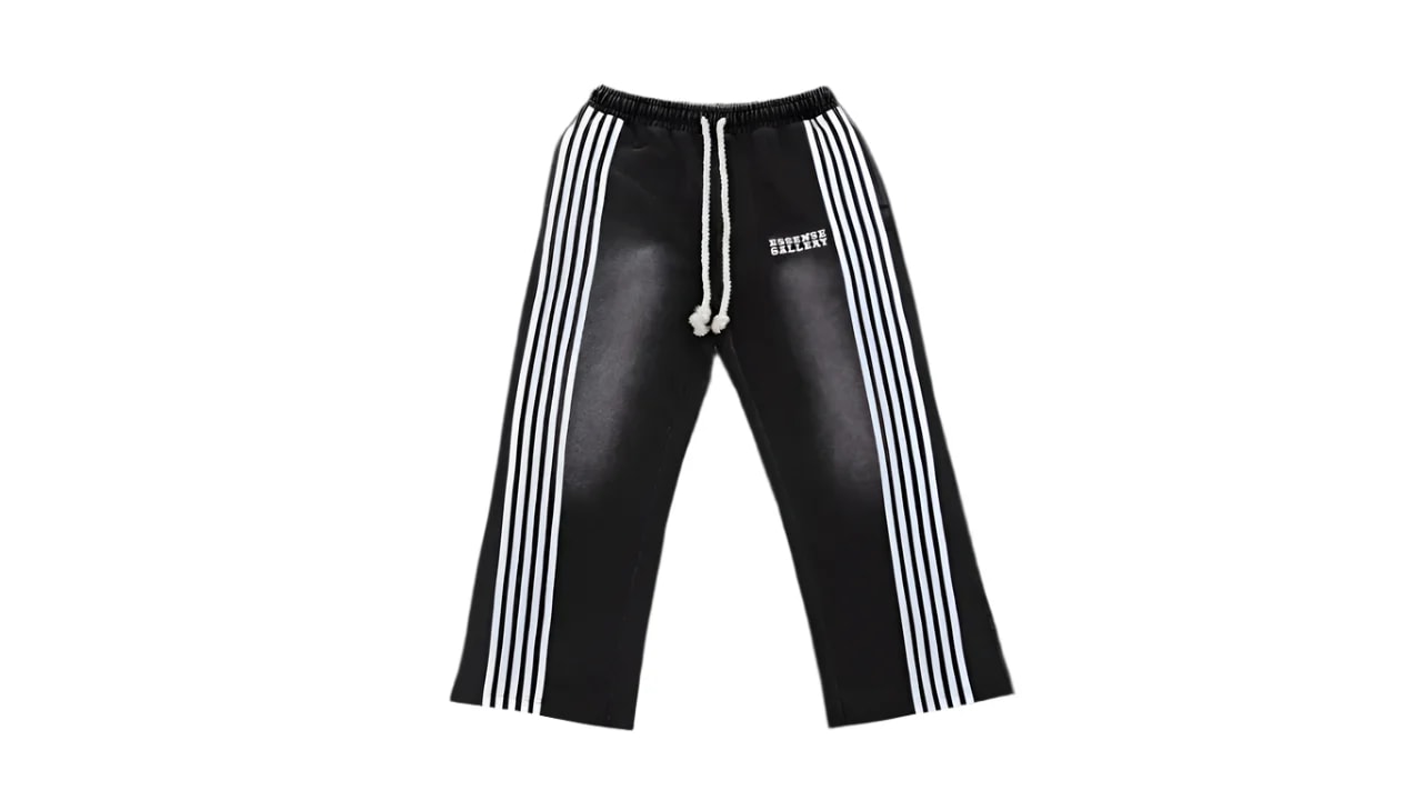 Essense Black Flared Sweatpants