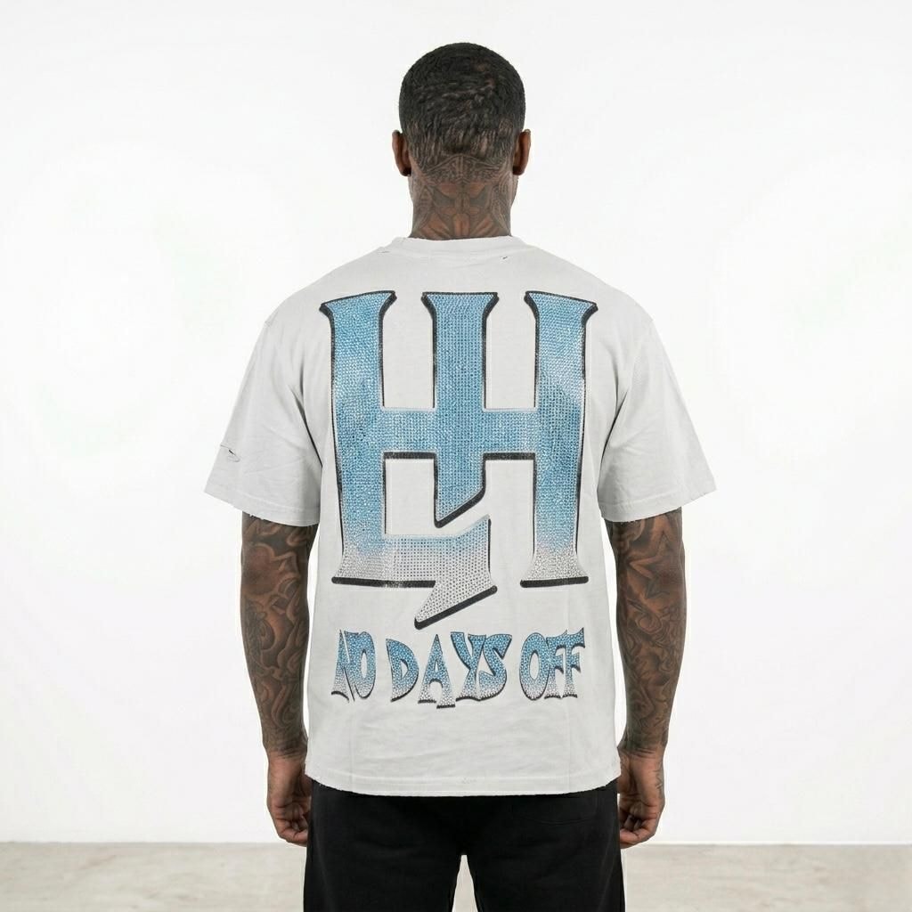 LIFE HUSTLERS LEOPARD WHITE T-SHIRT