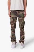 MNML Skinny Stacked Cargo Denim - Camo