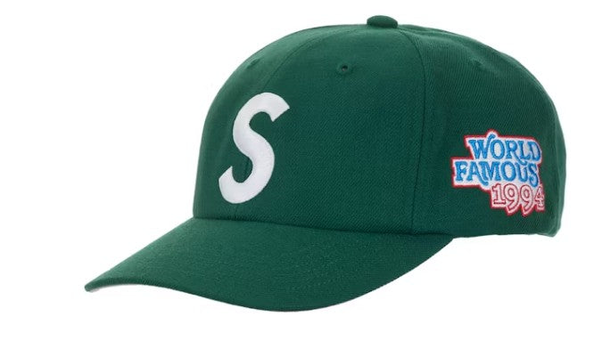Supreme World Famous S Logo 6-Panel Hat