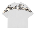 Mixed “Pearl” Cropped Tee WHT