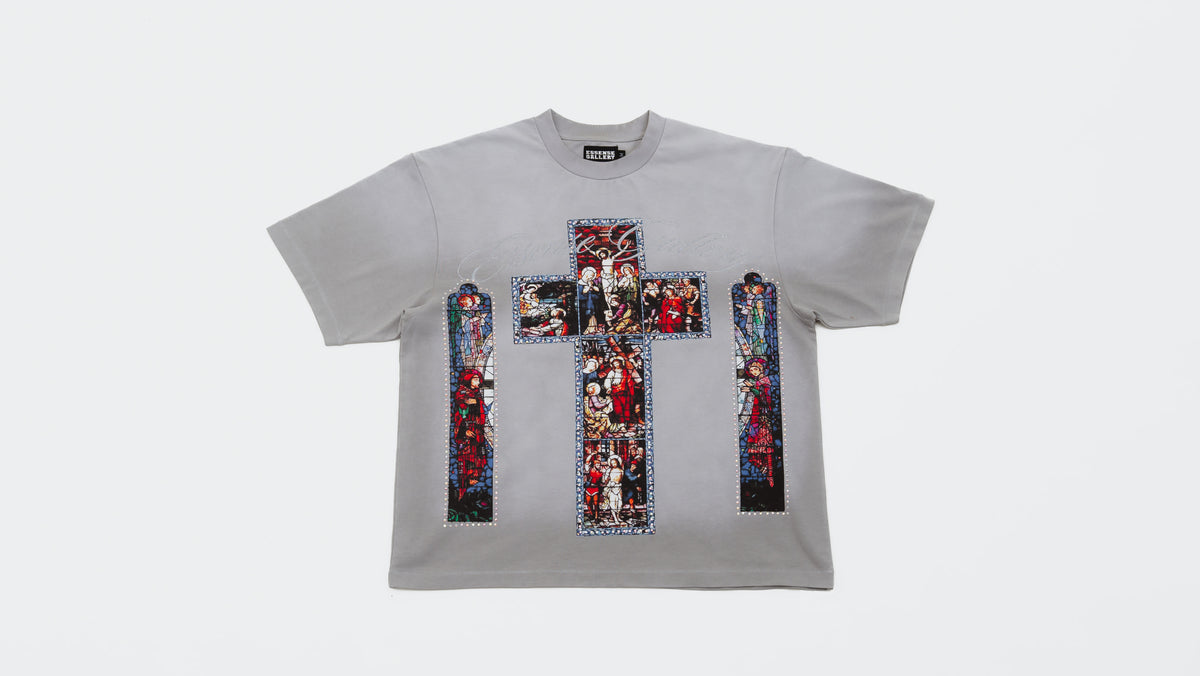 Essense Gray Sacred Glass Tee